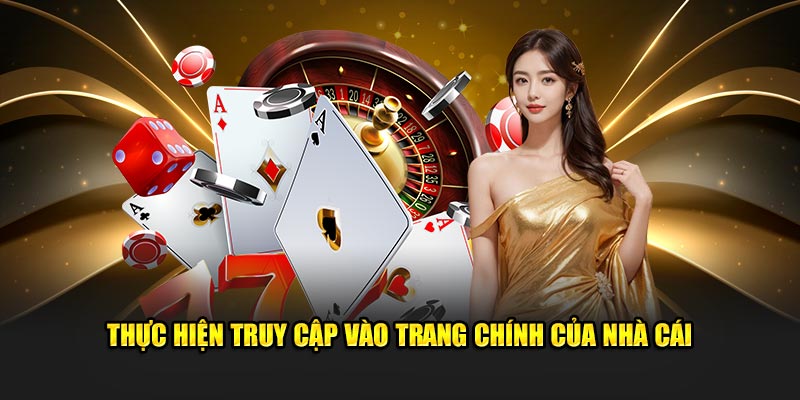 Tiến hành truy cập vào trang chính của nhà cái 888B 